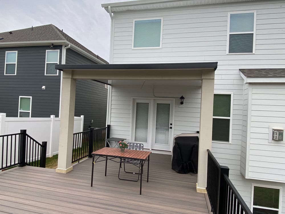 Gallery photos for Deck and Covered Patio Build Coming Together in Travelers Rest: Image #1