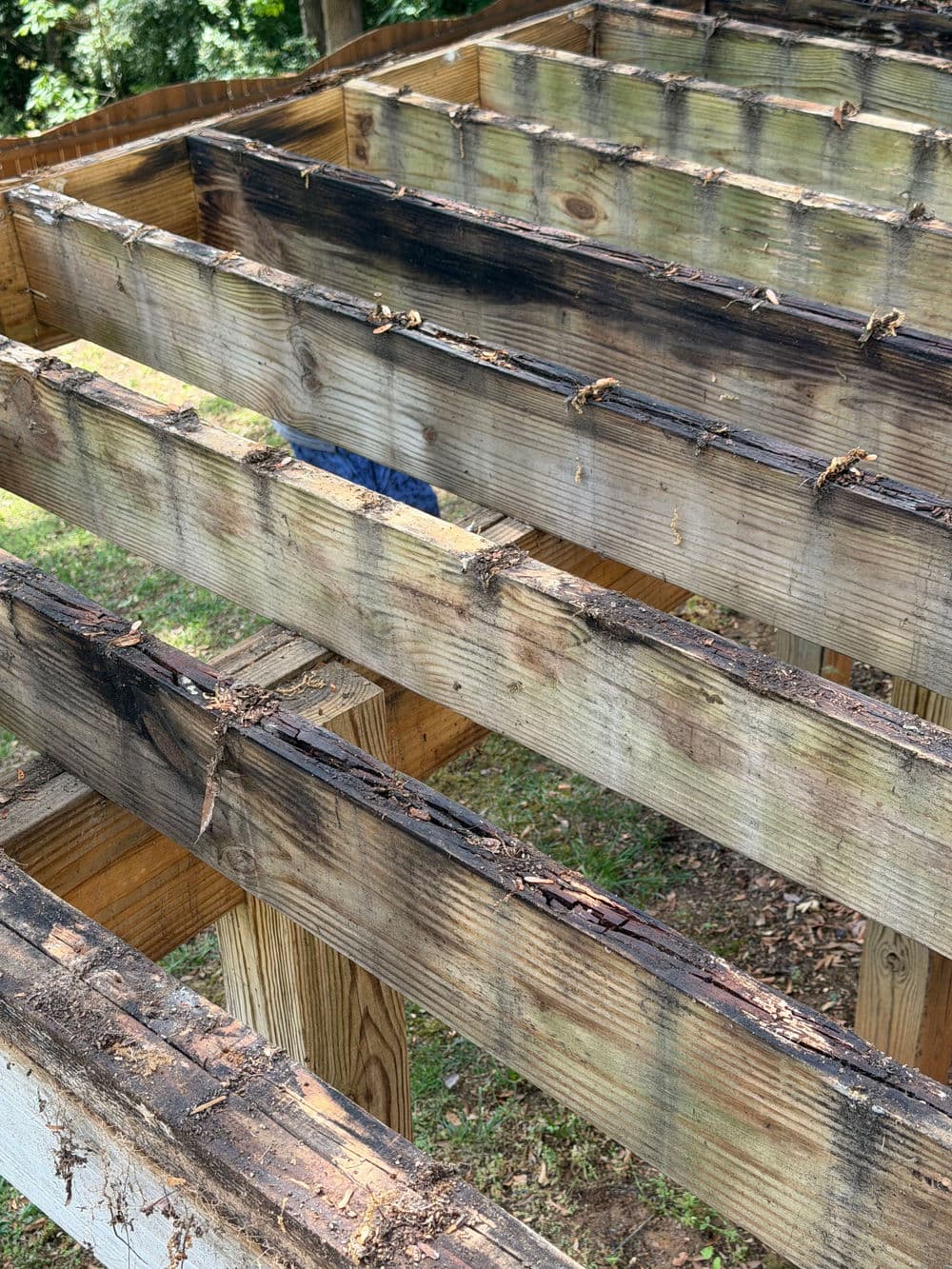 Gallery photos for Rotted Deck Replaced with Custom Cedar Build in Greer SC: Image #5