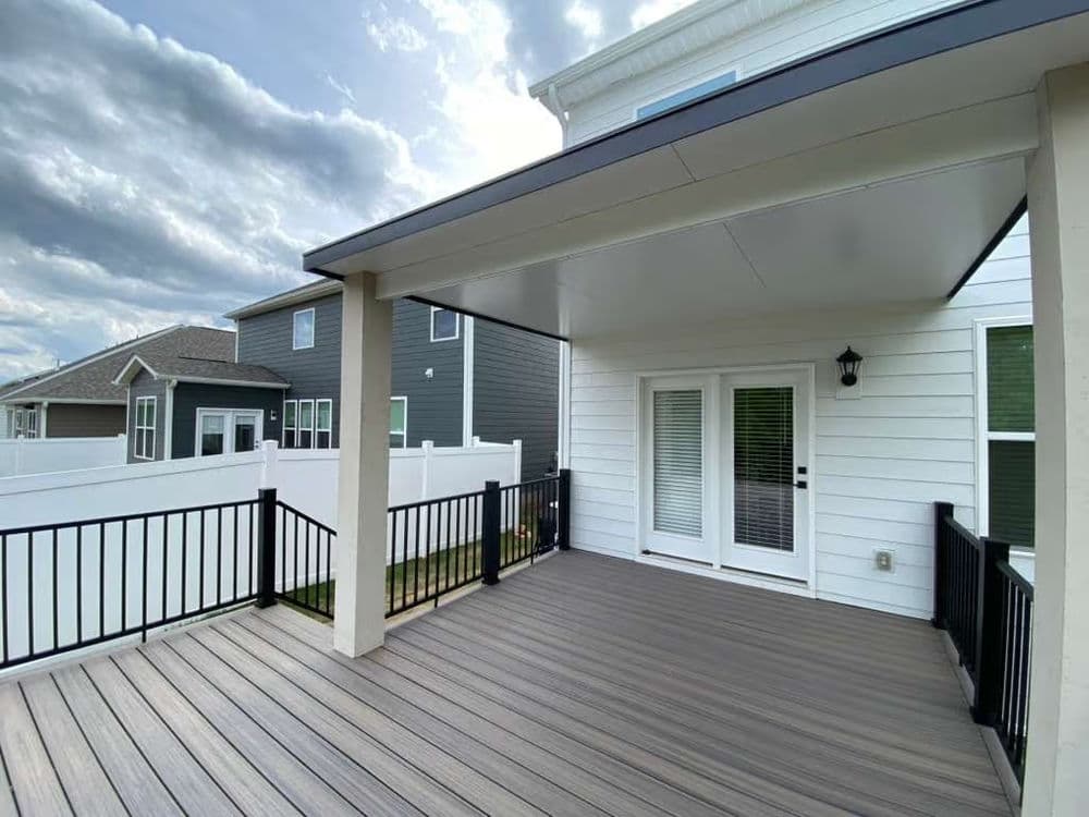 From Splintered Builder-Grade Deck to Custom Outdoor Living Space image