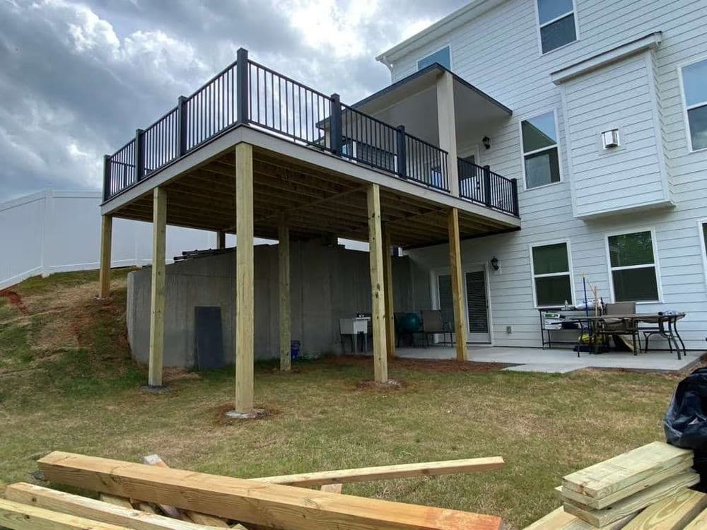 Gallery photos for From Splintered Builder-Grade Deck to Custom Outdoor Living Space: Image #1